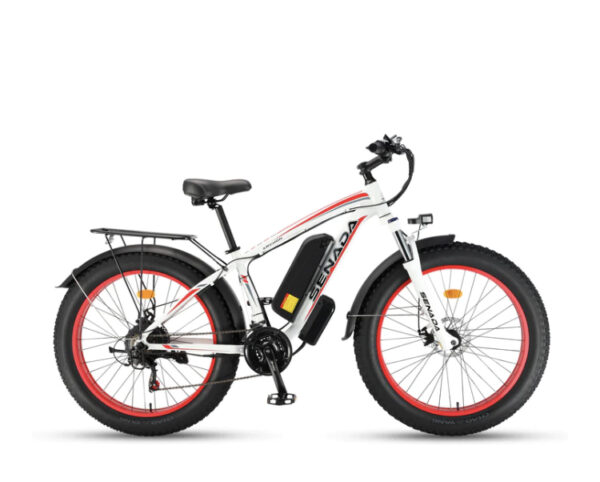 Senada Archon Pro UL Certified 1000W 48V 20Ah 26" Fat Tire Long Range Beach Snow Mountain eBike with Rear Rack & Fenders - Image 6