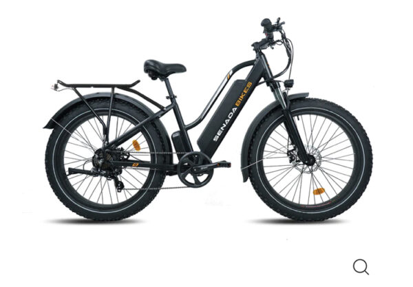 All New Upgraded Senada Herald 1000w 48v 21Ah Long Range Fat Tire Step thru Mountain Beach Snow Electric Bike + Rear Rack & Fenders - Image 4