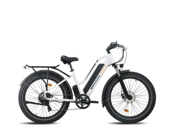 All New Upgraded Senada Herald 1000w 48v 21Ah Long Range Fat Tire Step thru Mountain Beach Snow Electric Bike + Rear Rack & Fenders - Image 8