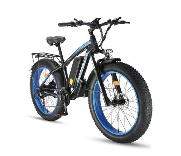 Senada Archon Pro UL Certified 1000W 48V 20Ah 26" Fat Tire Long Range Beach Snow Mountain eBike with Rear Rack & Fenders - Image 2