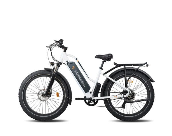 All New Upgraded Senada Herald 1000w 48v 21Ah Long Range Fat Tire Step thru Mountain Beach Snow Electric Bike + Rear Rack & Fenders - Image 6