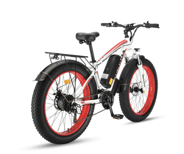 Senada Archon Pro UL Certified 1000W 48V 20Ah 26" Fat Tire Long Range Beach Snow Mountain eBike with Rear Rack & Fenders - Image 7